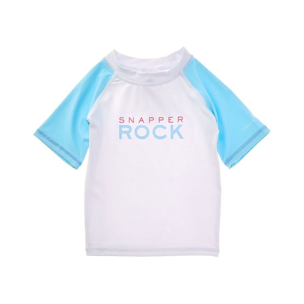 Snapper Rock Boys  Sustainable Rash Top, Blue